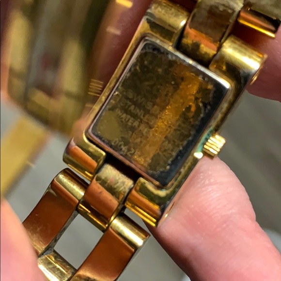 Gucci gold plated 2800L bicycle chain watch - Picture 13 of 14